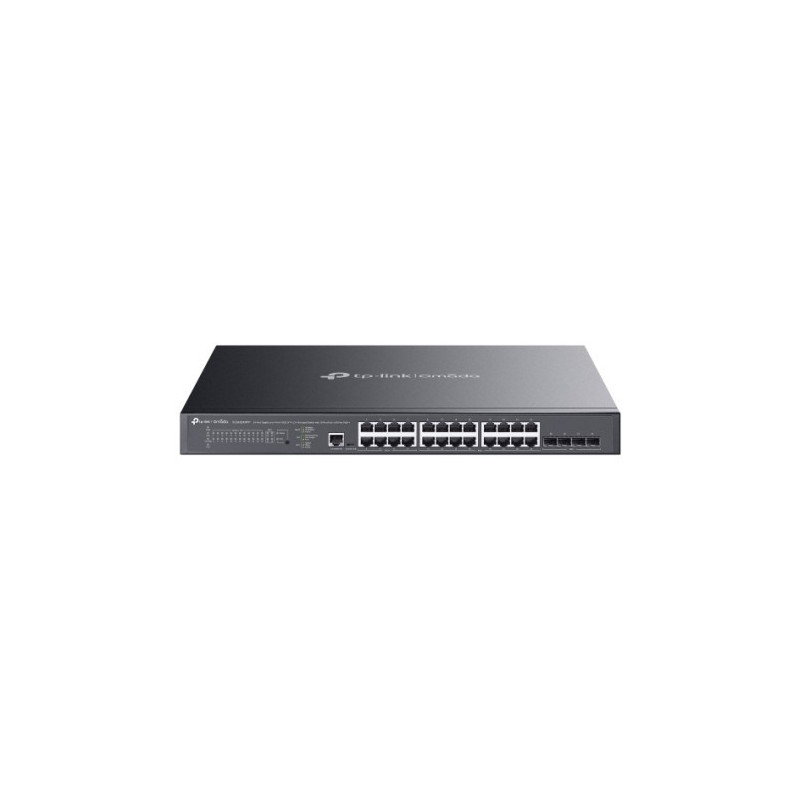 TP-Link Omada SG3428XMPP switch Gestionado L2+ Gigabit Ethernet (10/100/1000) Energía sobre Ethernet (PoE) 1U Negro