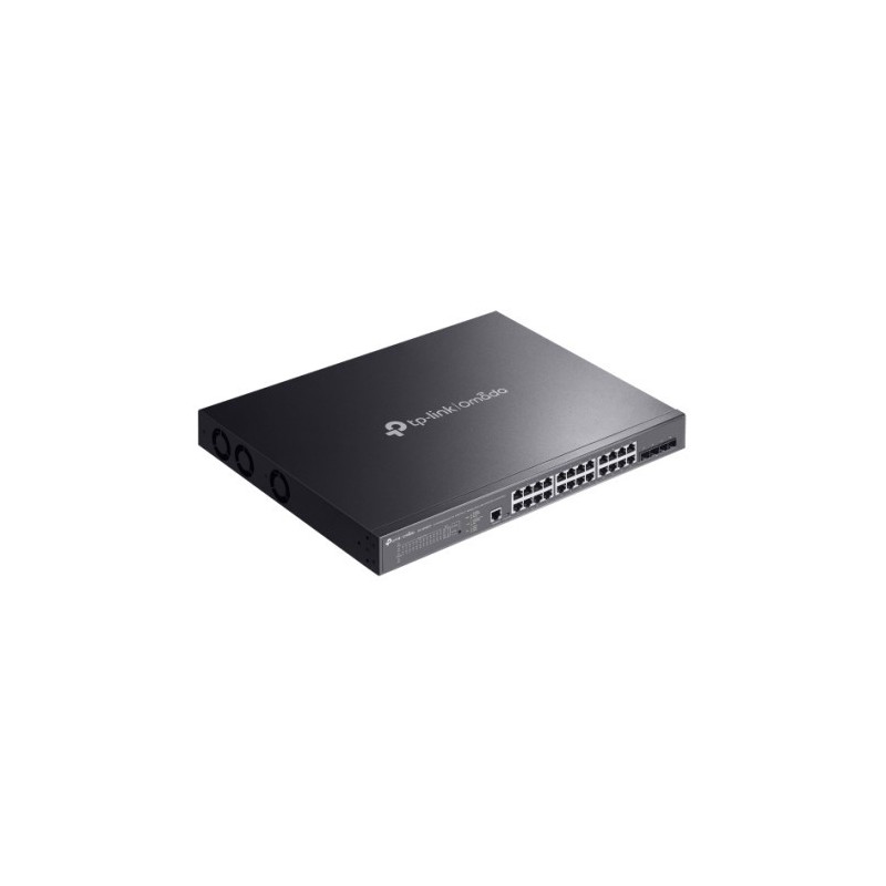TP-Link Omada SG3428XMPP switch Gestionado L2+ Gigabit Ethernet (10/100/1000) Energía sobre Ethernet (PoE) 1U Negro