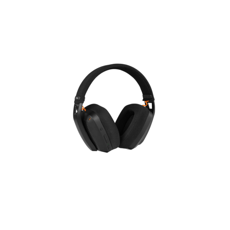 Krom NXKROMKANJIBK auricular y casco Auriculares Inalámbrico y alámbrico Diadema Juego USB Tipo C Bluetooth Negro