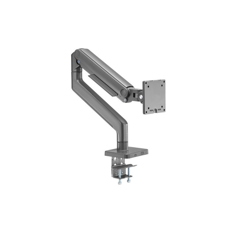 Ewent EW1529 soporte para monitor 124,5 cm (49″) Plata Escritorio
