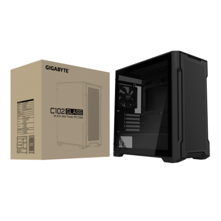 GIGABYTE C102 GLASS Midi Tower Negro