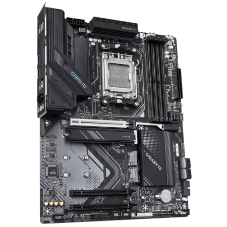 GIGABYTE X870 GAMING WIFI6 Placa Base - Compatible con CPUs AMD Ryzen 9000, VRM de 8+2+2 fases, hasta 8000MHz DDR5 (OC), 1x PCIe