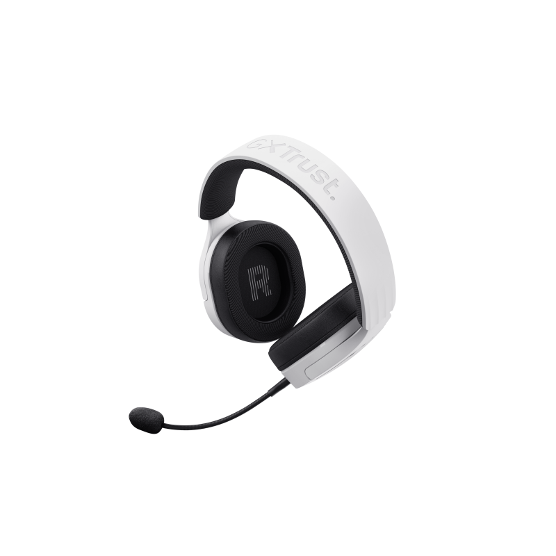 Trust GXT 491W FAYZO Auriculares Inalámbrico y alámbrico Diadema Juego USB Tipo C Bluetooth Negro, Blanco