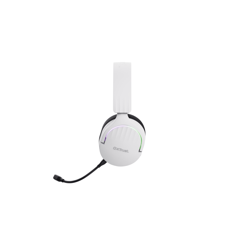 Trust GXT 491W FAYZO Auriculares Inalámbrico y alámbrico Diadema Juego USB Tipo C Bluetooth Negro, Blanco