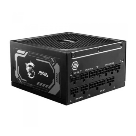 FUENTE ALIMENTACION MSI MAG A1250GL PCIE5,PSU,1250W,80 PLUS GOLD,MODULAR,135MM,ACTIVE PFC,PCI-E 5.1 (16 pin)x1,PCI-E (6+2 pin)x4