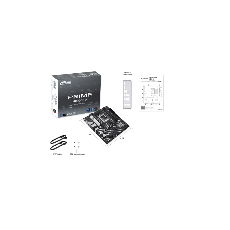 ASUS PRIME H810M-A-CSM Intel H810 LGA 1851 (Socket V1) micro ATX