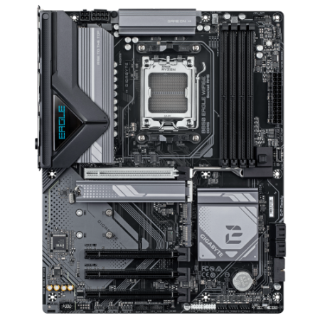 GIGABYTE B850 EAGLE WIFI6E Placa Base - Procesadores AMD Ryzen Serie 9000, VRM digital de 8+2+2 fases, hasta 8200MHz DDR5 (OC), 