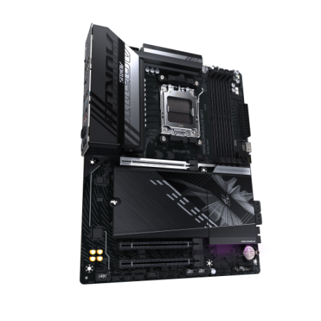 GIGABYTE B850 AORUS ELITE WIFI7 Placa Base - Procesadores AMD Ryzen Serie 9000, VRM digital de 14+2+2 fases, hasta 8200MHz DDR5 