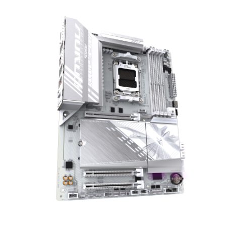 GIGABYTE B850 AORUS ELITE WIFI7 ICE Placa Base - Procesadores AMD Ryzen Serie 9000, VRM digital de 12+2+1 fases, hasta 8200MHz D