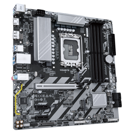 GIGABYTE B860M D3HP Placa base - CPUs Intel Core Ultra, VRM de 4+1+2+1 fases, hasta 9066MHz DDR5, 2xPCIe 4.0 M.2, LAN GbE, USB 3