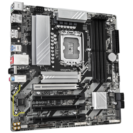GIGABYTE B860M DS3H WIFI6E Placa base - CPUs Intel Core Ultra, VRM de 5+1+2+1 fases, hasta 9066MHz DDR5, 1xPCIe 5.0 + 1xPCIe 4.0