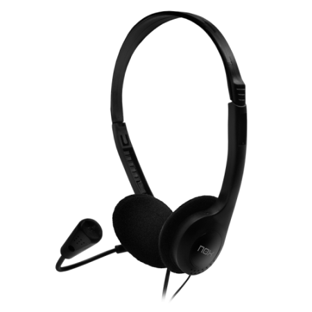 NOX Voice One Auriculares Alámbrico Diadema Llamadas/Música Negro