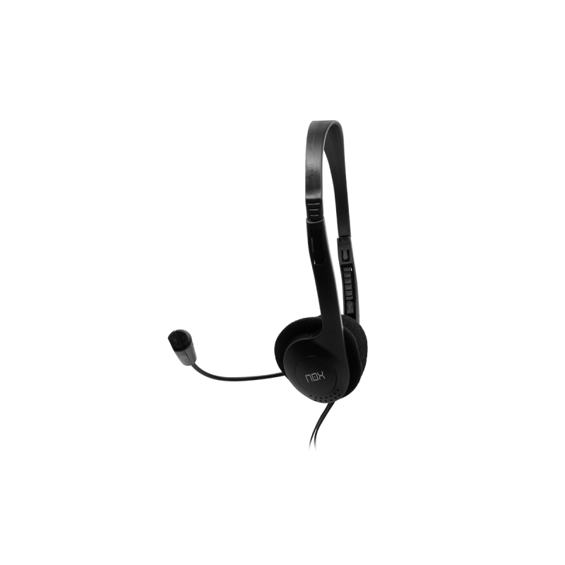 NOX Voice One Auriculares Alámbrico Diadema Llamadas/Música Negro