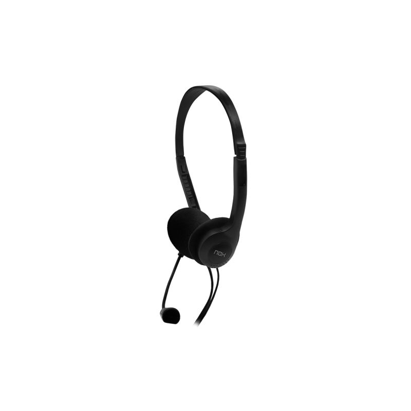 NOX Voice One Auriculares Alámbrico Diadema Llamadas/Música Negro
