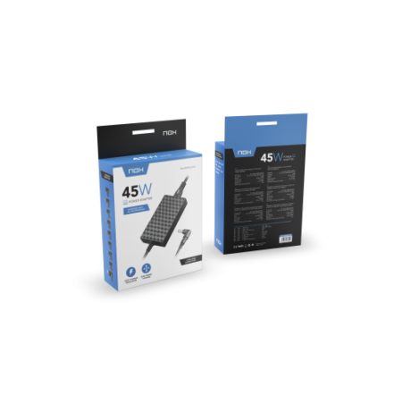 NOX NXPWR45NB adaptador e inversor de corriente Interior 45 W Negro