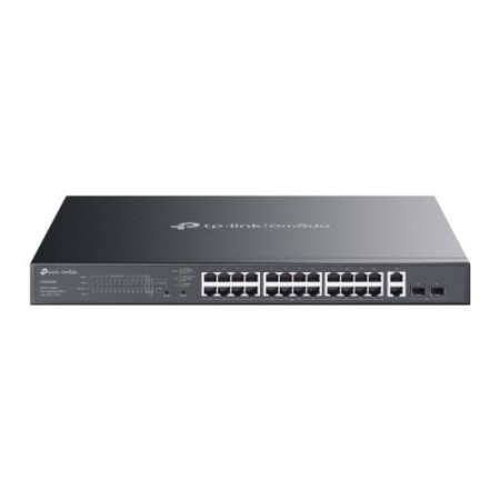 TP-Link Omada ES228GMP switch Gestionado Gigabit Ethernet (10/100/1000) Energía sobre Ethernet (PoE) Negro