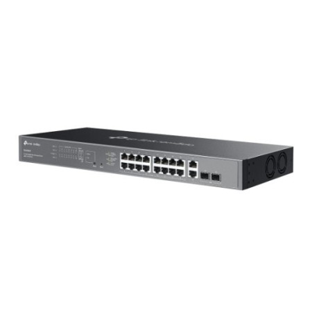 TP-Link ES220GMP switch Gestionado Gigabit Ethernet (10/100/1000) Energía sobre Ethernet (PoE) Negro