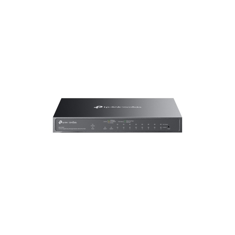 TP-Link Omada ES210GMP switch Gestionado Gigabit Ethernet (10/100/1000) Energía sobre Ethernet (PoE) Negro