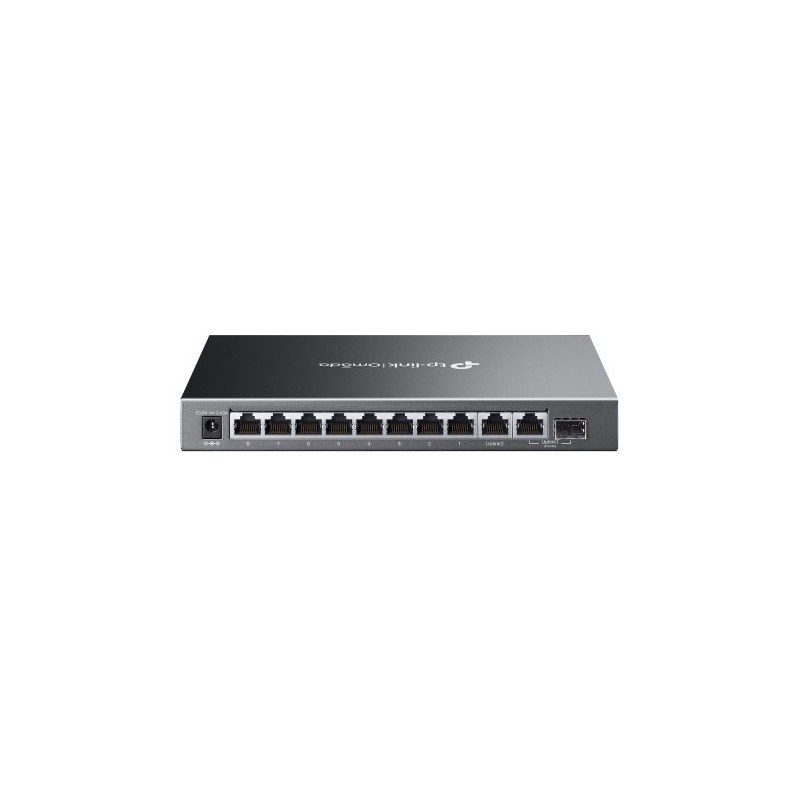 TP-Link Omada ES210GMP switch Gestionado Gigabit Ethernet (10/100/1000) Energía sobre Ethernet (PoE) Negro