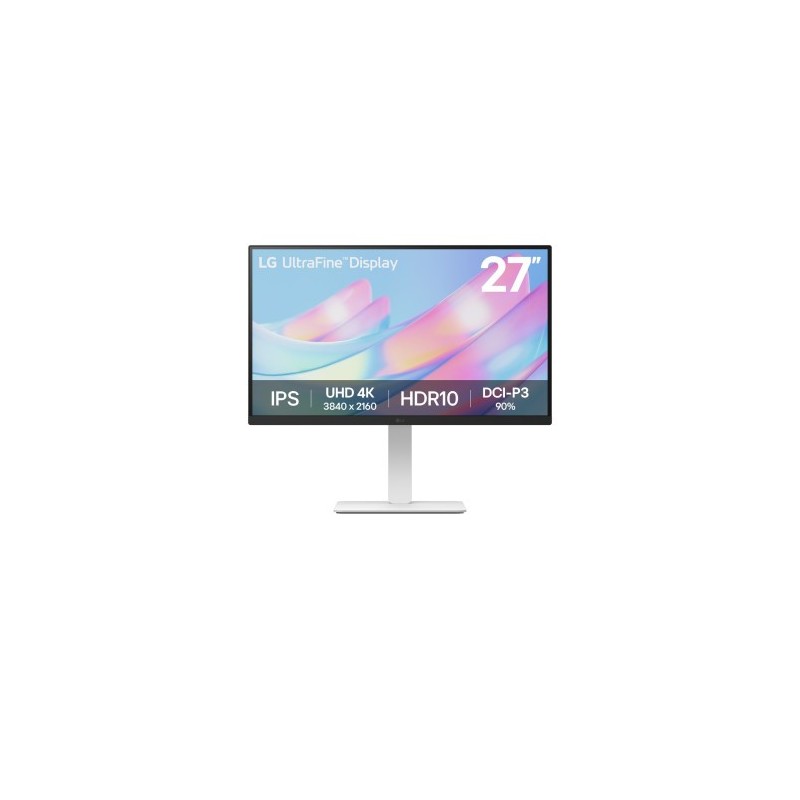LG 27US550-W pantalla para PC 68,6 cm (27″) 3840 x 2160 Pixeles 4K Ultra HD LCD Negro, Blanco