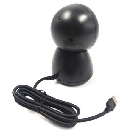 Ewent EW3450 lector de código de barras Lector de códigos de barras fijo 1D/2D CMOS Negro
