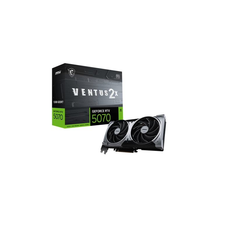 MSI GeForce RTX 5070 12G VENTUS 2X OC NVIDIA 12 GB GDDR7
