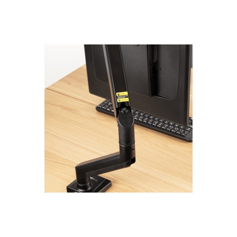 TooQ DB1334TNR-B soporte para monitor 86,4 cm (34″) Escritorio Negro