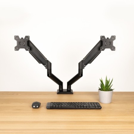 TooQ DB1434TNR-B soporte para monitor 86,4 cm (34″) Escritorio Negro
