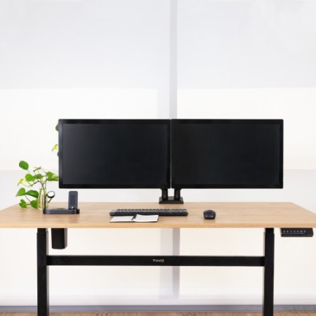 TooQ DB1434TNR-B soporte para monitor 86,4 cm (34″) Escritorio Negro