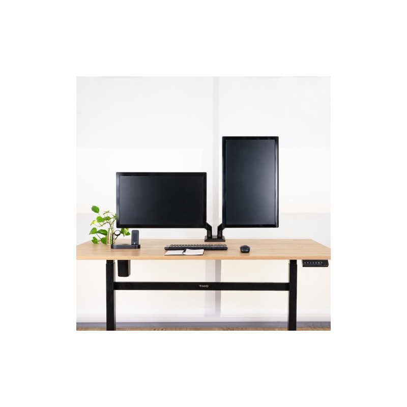 TooQ DB1434TNR-B soporte para monitor 86,4 cm (34″) Escritorio Negro