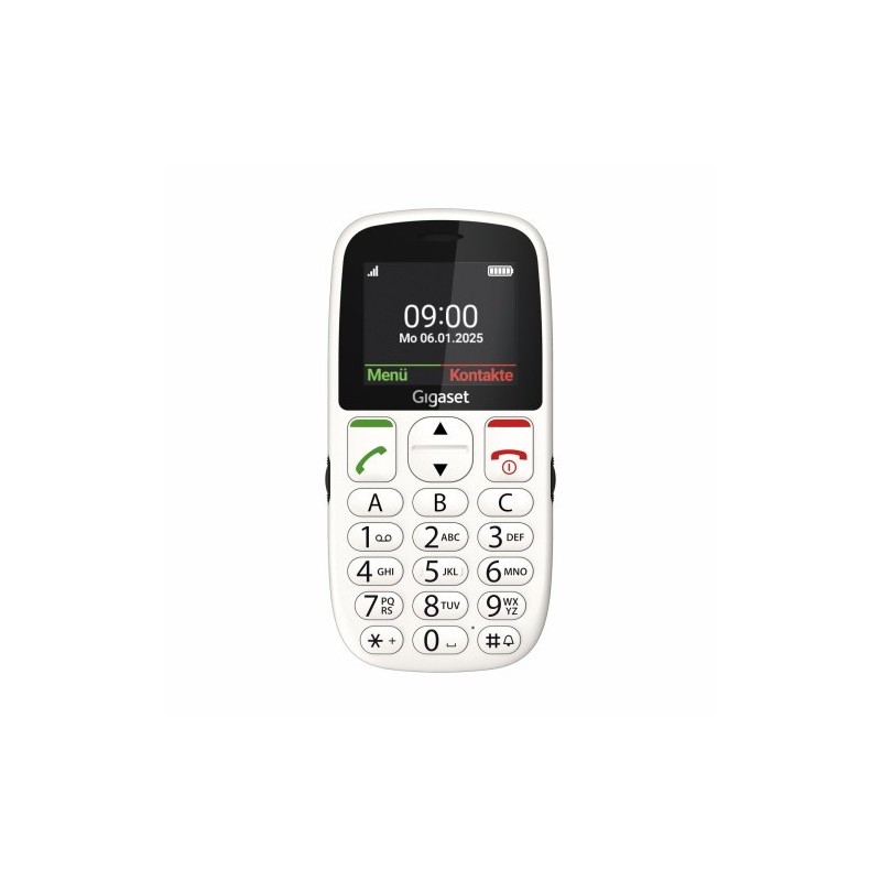 Gigaset GL395 5,59 cm (2.2″) 90 g Blanco Teléfono para personas mayores