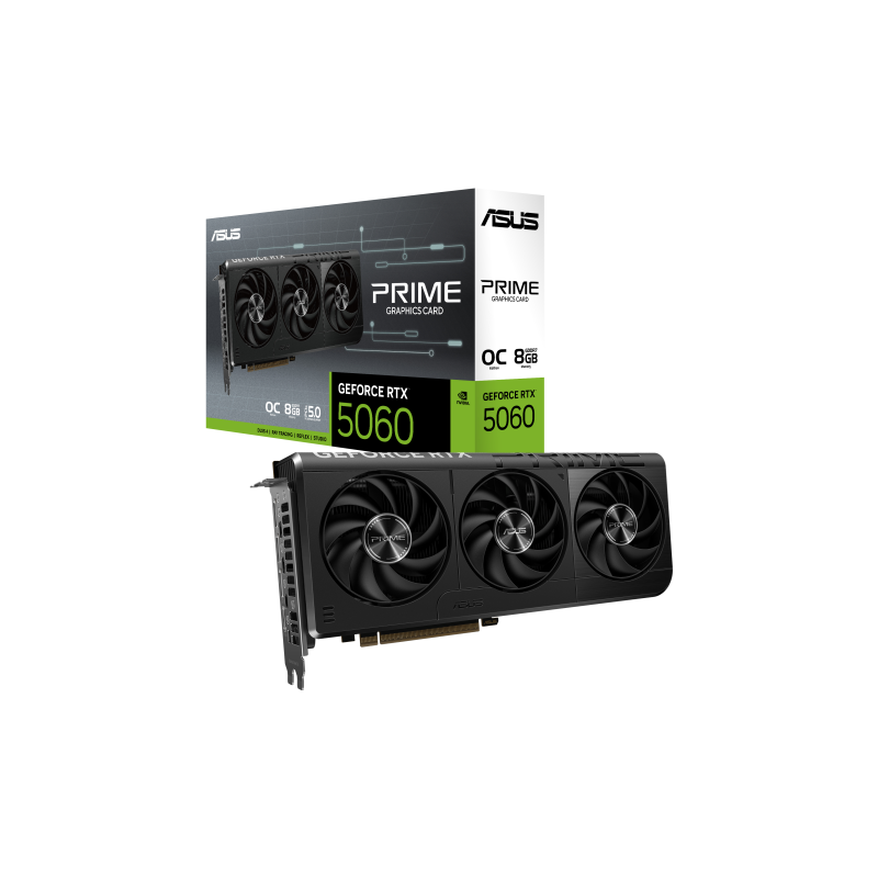 ASUS Prime -RTX5060-O8G NVIDIA GeForce RTX 5060 8 GB GDDR7