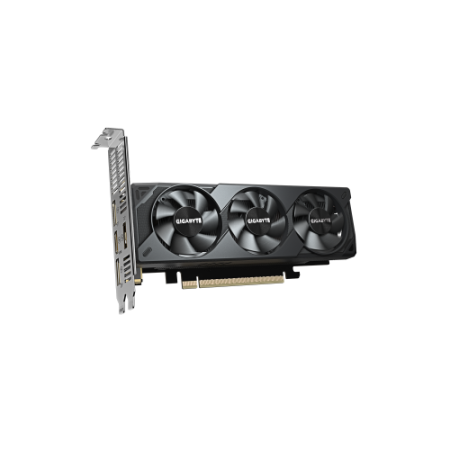 GIGABYTE GeForce RTX 5060 OC Low Profile 8G Tarjeta Gráfica - 8GB GDDR7, 128bit, PCI-E 5.0, 2512 MHz Frecuencia del núcleo, 3 x 