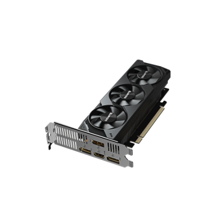 GIGABYTE GeForce RTX 5060 OC Low Profile 8G Tarjeta Gráfica - 8GB GDDR7, 128bit, PCI-E 5.0, 2512 MHz Frecuencia del núcleo, 3 x 