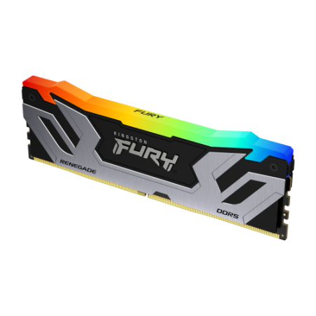 MEMORIA KINGSTON 24GB 8400MT/S DDR5 CL40 CUDIMM FURY RENEGADE RGB SILVER XMP - KF584CU40RSA-24