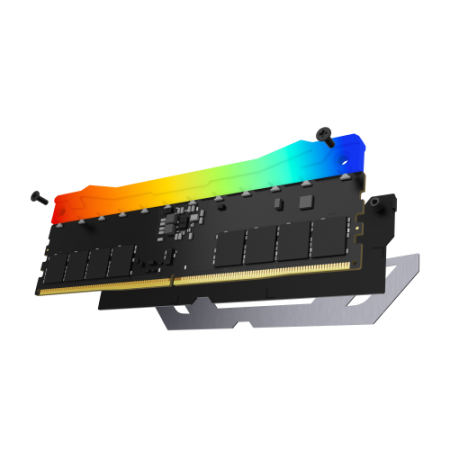 MEMORIA KINGSTON 24GB 8400MT/S DDR5 CL40 CUDIMM FURY RENEGADE RGB SILVER XMP - KF584CU40RSA-24