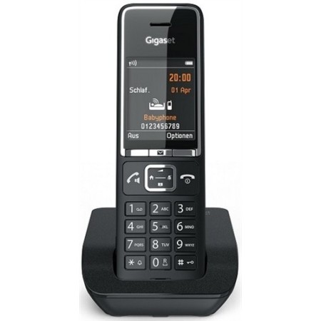 Gigaset COMFORT 550 Teléfono DECT Identificador de llamadas Negro