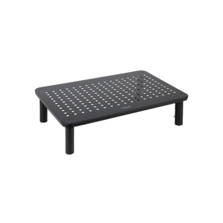 TooQ Soporte Elevador Multiusos para Monitor/Portátil, Negro
