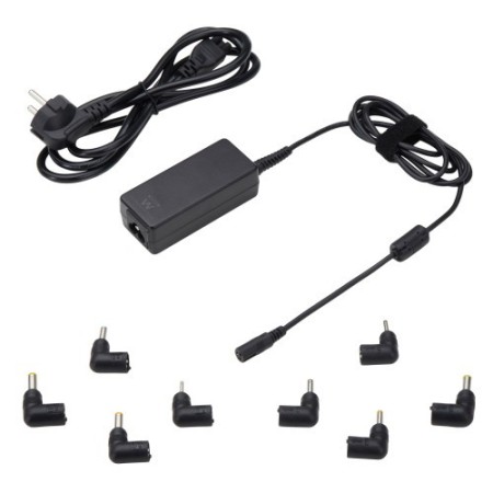 Ewent EW3963 adaptador e inversor de corriente Interior 45 W Negro
