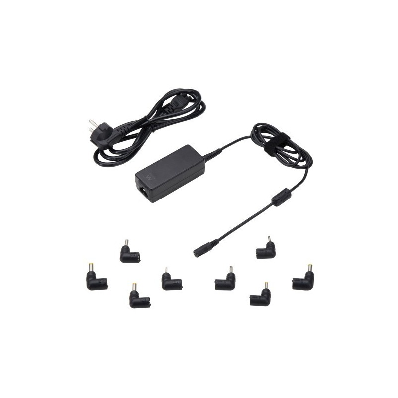 Ewent EW3963 adaptador e inversor de corriente Interior 45 W Negro