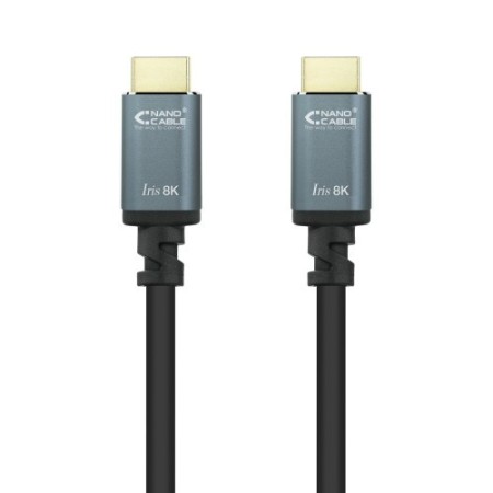 Nanocable Cable HDMI 2.1 IRIS 8K A/M-A/M, Negro, 5 Metros