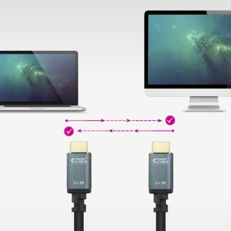 Nanocable Cable HDMI 2.1 IRIS 8K A/M-A/M, Negro, 5 Metros