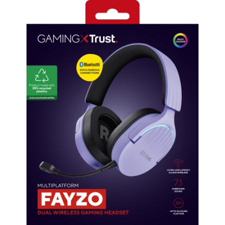 GXT491P FAYZO WIRELESS HEADSET PURPLE