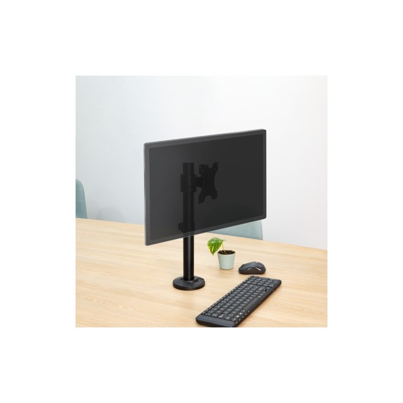 TooQ Soporte de Mesa para Pantallas 17″-32″, Color Negro