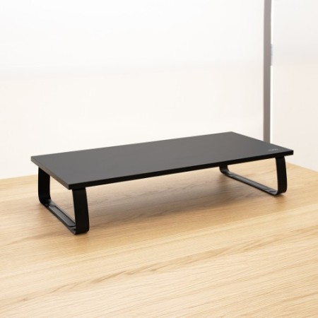 TooQ Soporte Elevador Multiusos para Monitor/Portátil, Negro