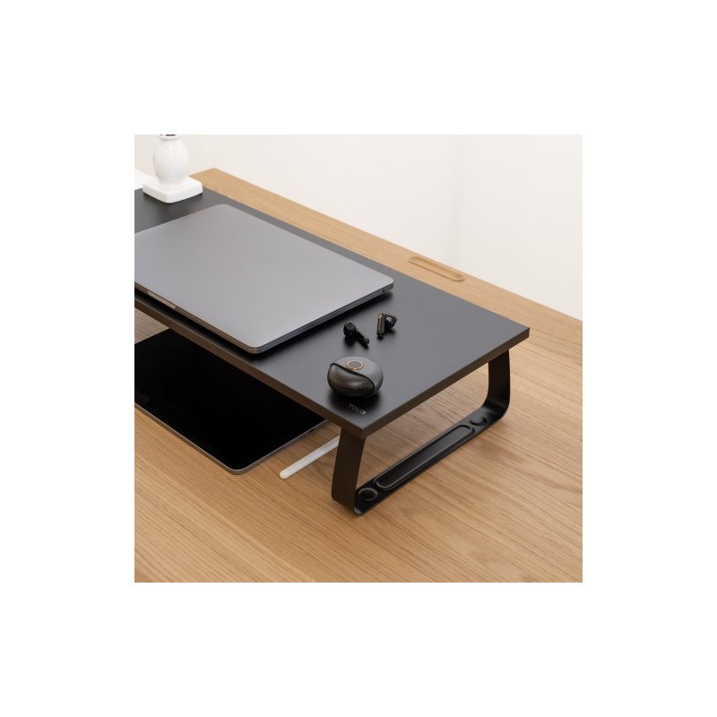 TooQ Soporte Elevador Multiusos para Monitor/Portátil, Negro