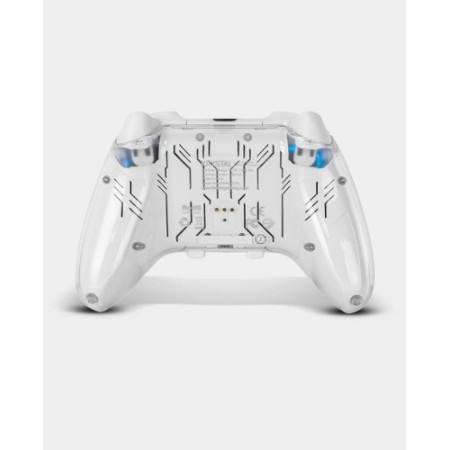 KROM KRYSTAL TRANSPARENTE , WIRELES BLUETOOTH O CABLE , COMPATIBLE PC, SWITCH, SWITCH2 , ANDROID E IOS