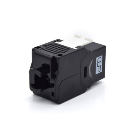 WP WPC-KEY-6AUP-TL/BL conector RJ45 Negro, Blanco