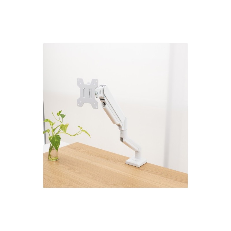 TooQ DB1334TNR-W soporte para monitor 86,4 cm (34″) Escritorio Blanco