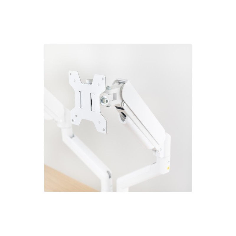 TooQ DB1434TNR-W soporte para monitor 86,4 cm (34″) Escritorio Blanco